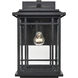 Armington 1 Light 15 inch Powder Coated Black Outdoor Wall Sconce